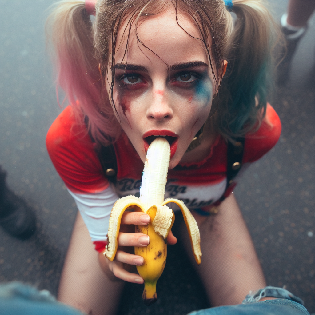 HVWVJjru Emma Watson as Harley Quinn banana gens 20.png